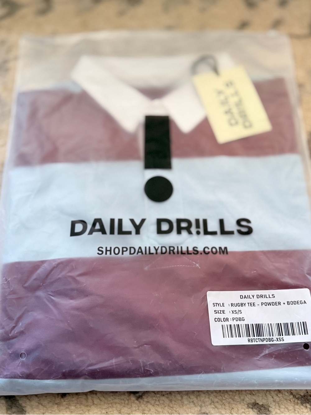 Daily Drills Powder & Bodega Rugby Rugby Tee - Picture 3 of 3